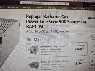 Barbacoa REPAGAS A GAS PIEDRA VOLCANICA