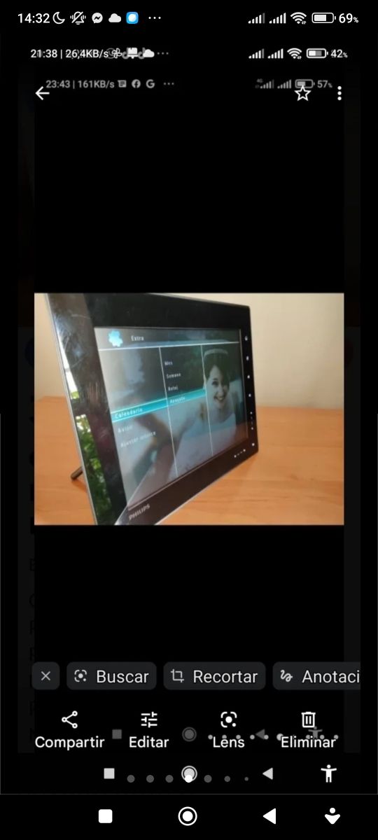 CUADRO DIGITAL, PHILIPS,FUNCIONA PERFECTO,MEMORIA