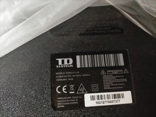 Alicante Smart TV 58" TD Sistem se ve azul pantall