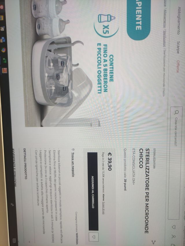 Esterilizador de biberones