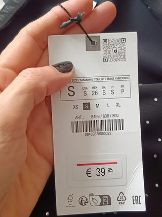 Vestido brillos Zara