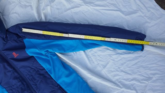 Salomon giacca tecnica reversibile donna XS. Blu.