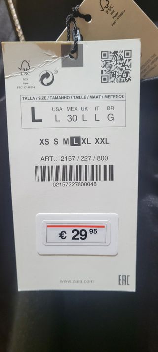 Vestido satinado ZARA