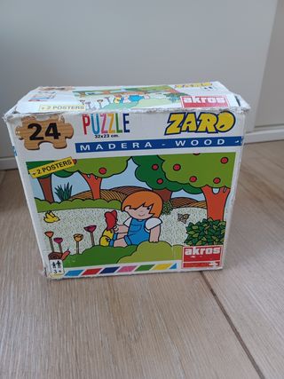 Puzzle madera 24 piezas 32x23 cm