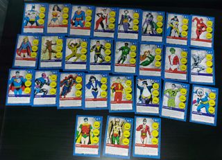 Álbum + Cartas completo colección DC Carrefour