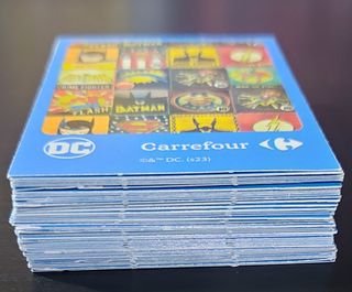 Álbum + Cartas completo colección DC Carrefour