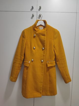 Abrigo lana mujer