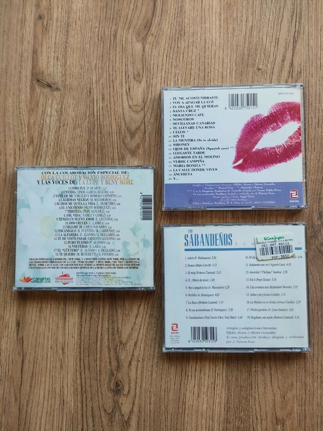 Lote 3 CD de Los Sabandeños