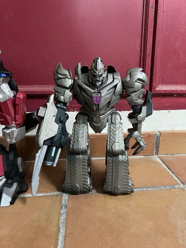 Lote 3 transformers mega 12' megatron optimus