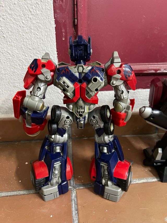 Lote 3 transformers mega 12' megatron optimus