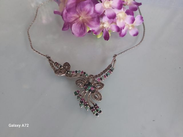 Collar Gargantilla  plata