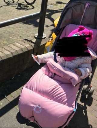 Saco de plumón para Bugaboo Rosa