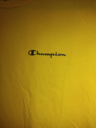 Camiseta Champion Amarilla