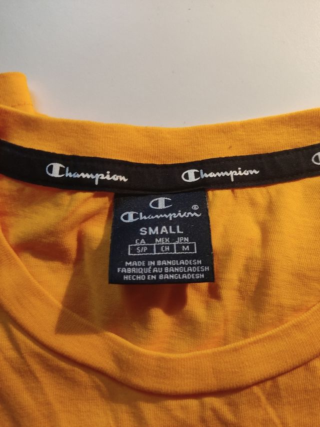 Camiseta Champion Amarilla