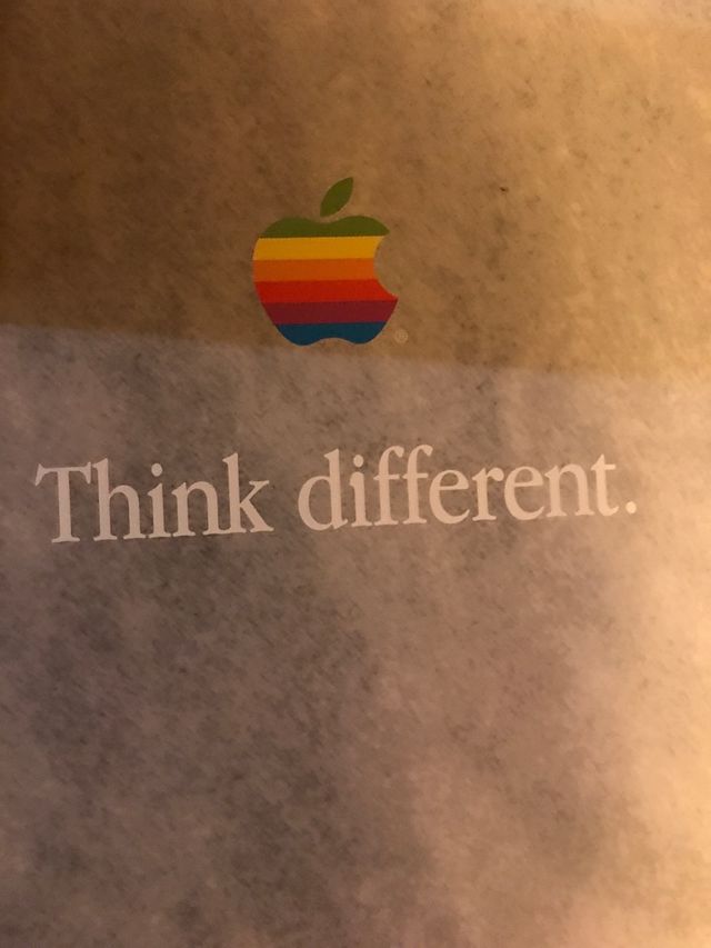 Poster Original Apple Ghandi