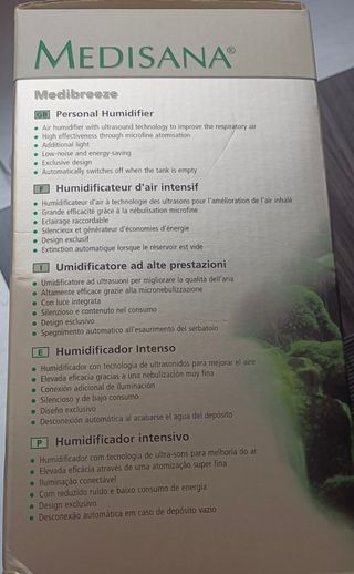 Humidificador con luz