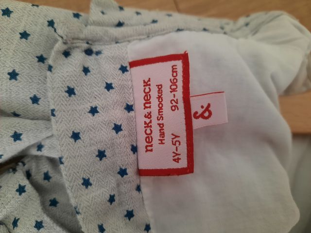 Vestido Neck and Neck 4 5 años