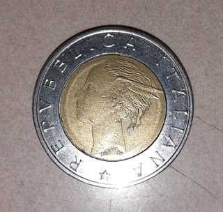 Moneta da 500 lire anno 1994