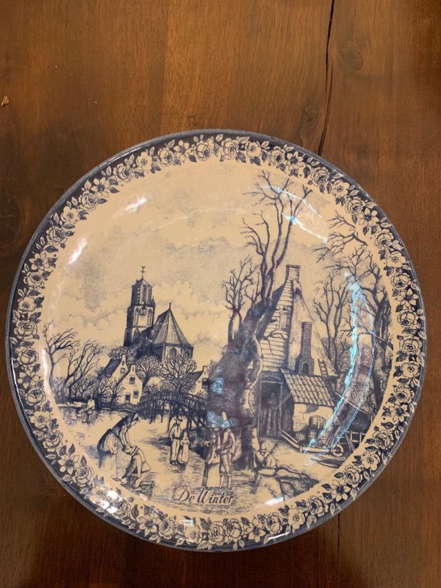 Piatto olandese Delft