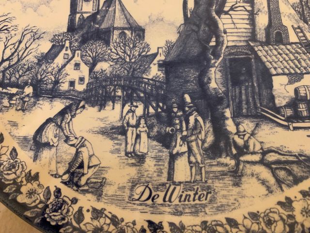 Piatto olandese Delft