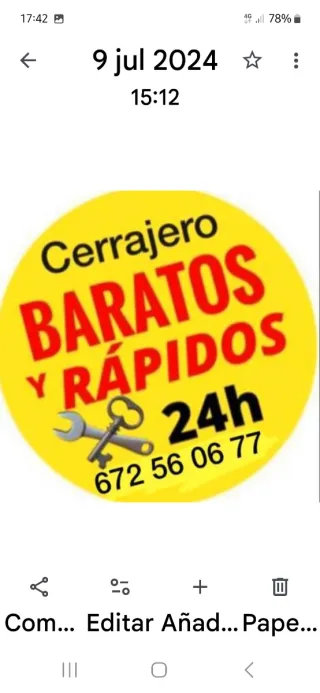 Cerrajero  672560677