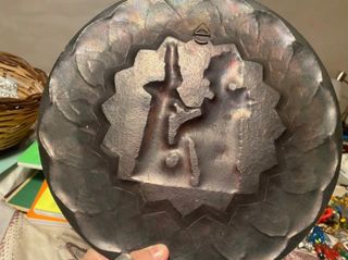 piatto in tane con faraoni