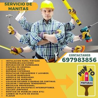 PINTOR, ALBAÑIL, ELECTRICISTA, PLADUR, Y MAS