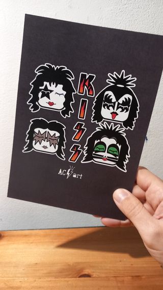 Lámina A5 KISS