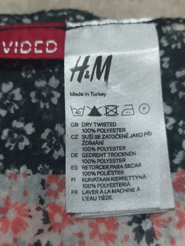 Foulard copricapo donna fular leggero rosa nero