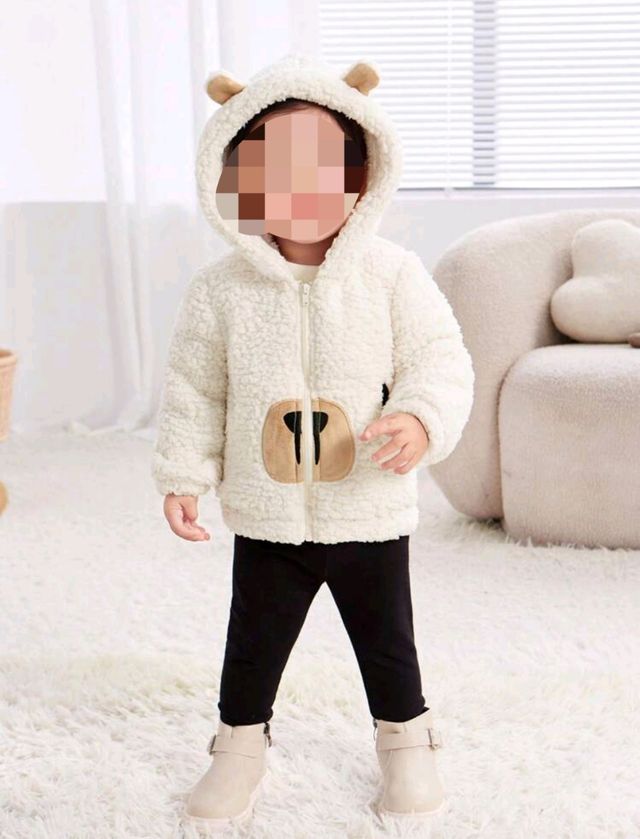 Chaqueta abrigo teddy