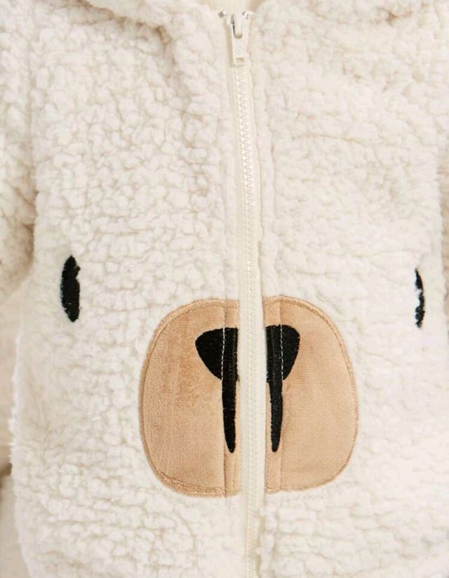 Chaqueta abrigo teddy