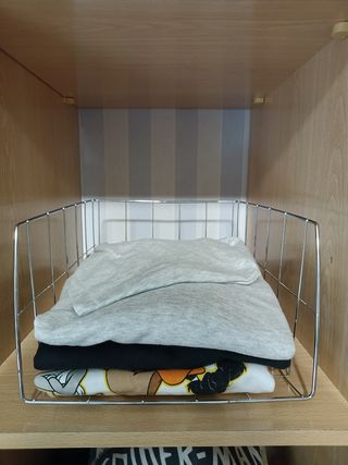 7 Cestas/bandejas acero documentos/ropa
