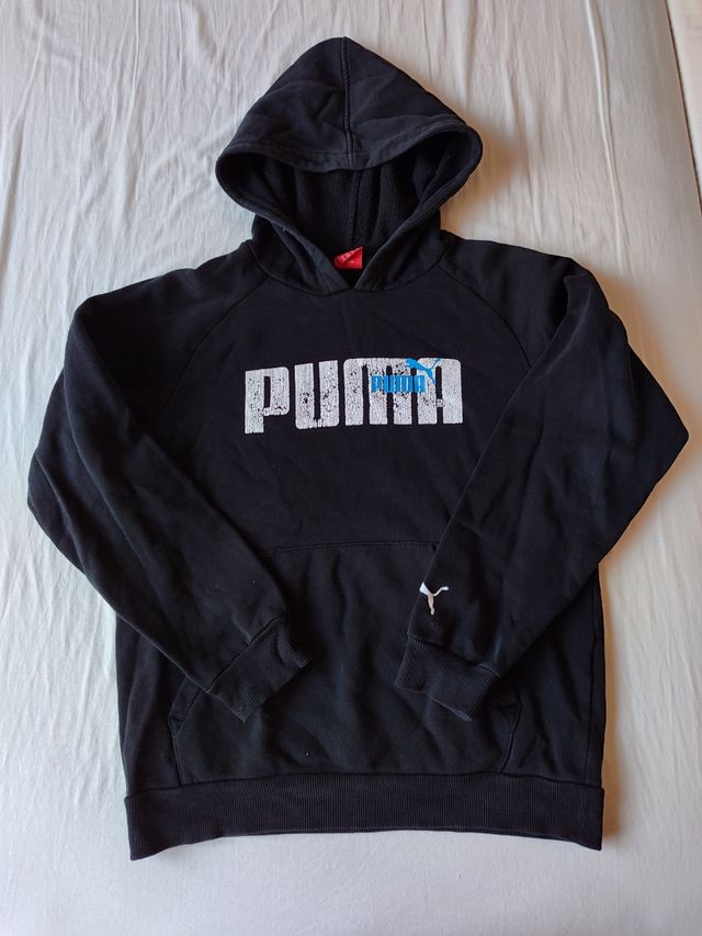 Puma sudadera con capucha, jersei negro