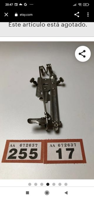 SINGER ACCESORIO MÁQUINA COSER