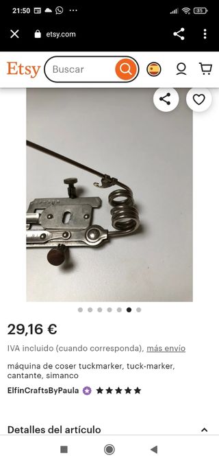 SINGER ACCESORIO MÁQUINA COSER