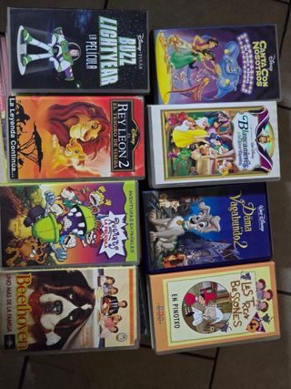 Peliculas VHS infantiles y Disney