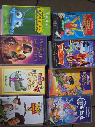 Peliculas VHS infantiles y Disney