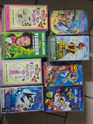 Peliculas VHS infantiles y Disney