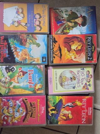Peliculas VHS infantiles y Disney
