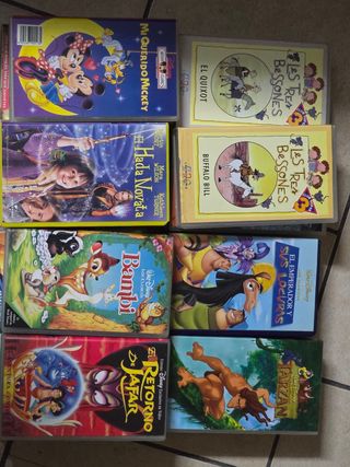 Peliculas VHS infantiles y Disney