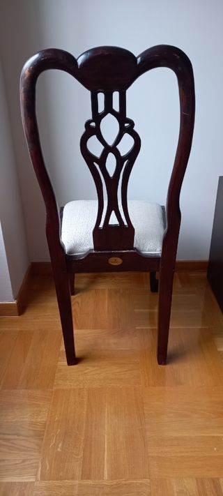 Sedie Chippendale Balinesa in teak