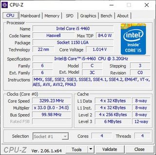 Procesador Intel i5 4460