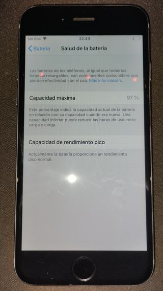 Iphone 6 128GB negro