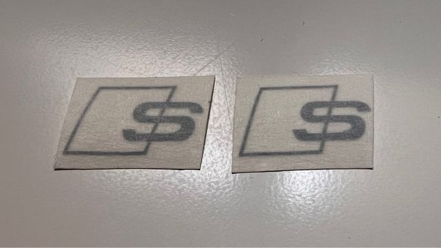 vinilo S audi espejos (x2)