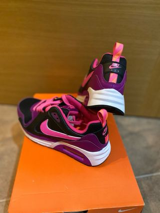 nike air max negras y moradas