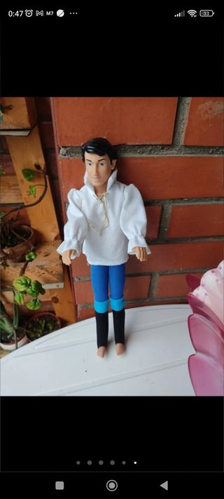 Juguete carruaje Sirena Ariel.Disney Barbie y Ken