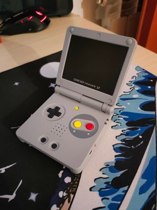 GBA SP modded screen IPS 3.0