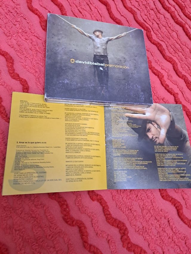 CD David Bisbal. Premonición 
