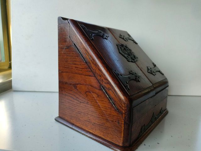 Antico porta documenti/ lettere fine 1800 in legno