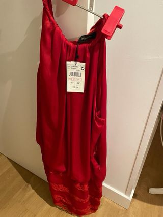 vestido rojo fiesta tintoretto